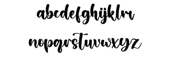 LoveAustralia Font LOWERCASE