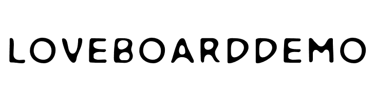 LoveBoardDEMO  Frei Schriftart Herunterladen