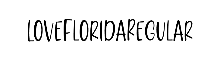 LoveFloridaRegular Font