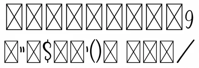 LoveFloridaRegular Font OTHER CHARS