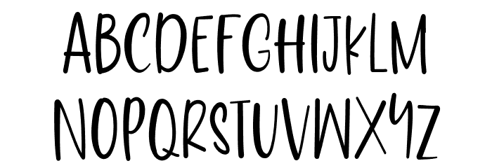 LoveFloridaRegular Font LOWERCASE