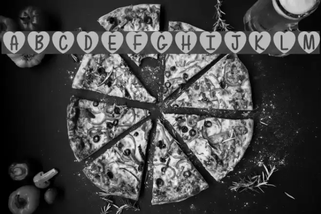 LoveIsAwesome Font examples