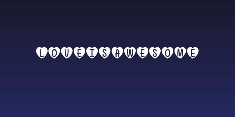 LoveIsAwesome Social Header