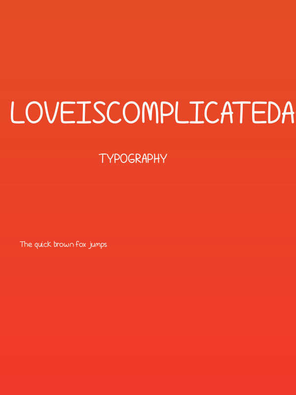 LoveIsComplicatedAgain Poster