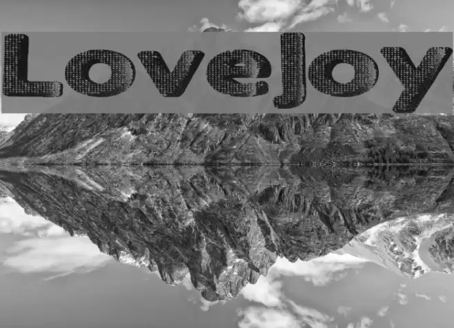 LoveJoy Font examples