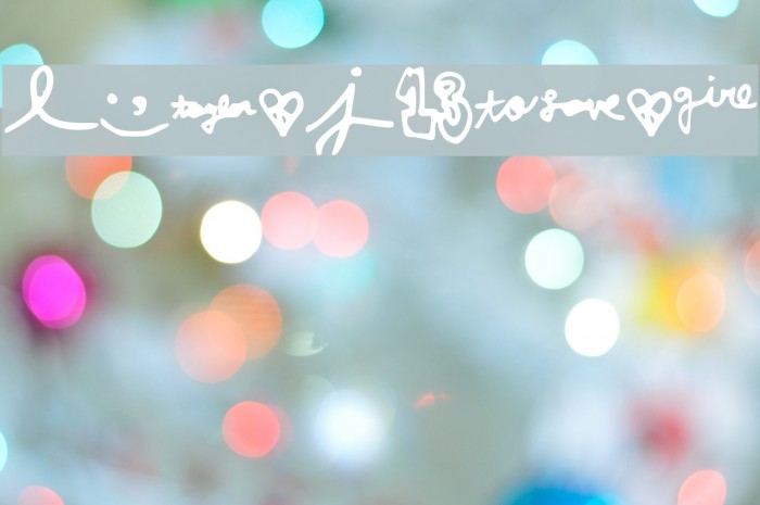 LoveJuliet Font examples