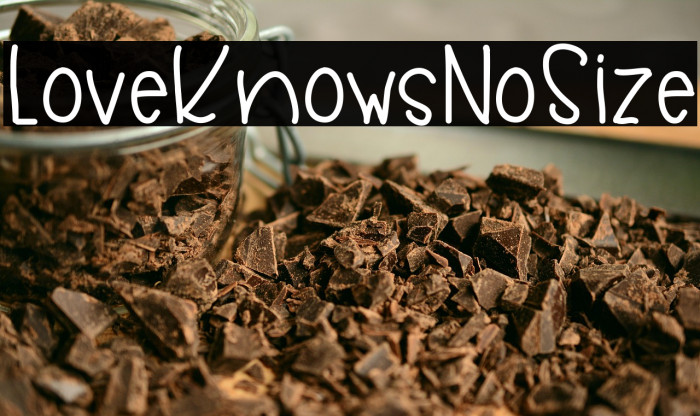 LoveKnowsNoSize Example 1