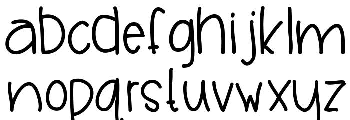 LoveKnowsNoSize Font LOWERCASE