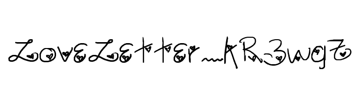 LoveLetter_kR3wgZ  Free Fonts Download