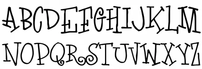 LoveLetters Schriftart Groß