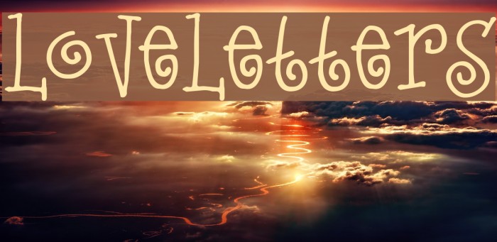 LoveLetters Fonte examples