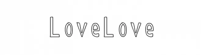 LoveLove  Frei Schriftart Herunterladen