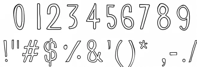 LoveLove Font OTHER CHARS