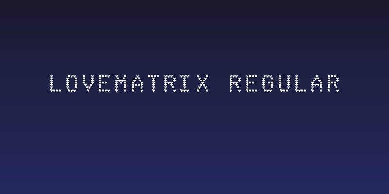 LoveMatrix Regular Social Header