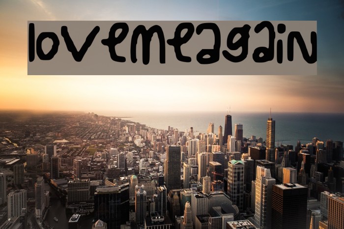 LoveMeAgain Example 3