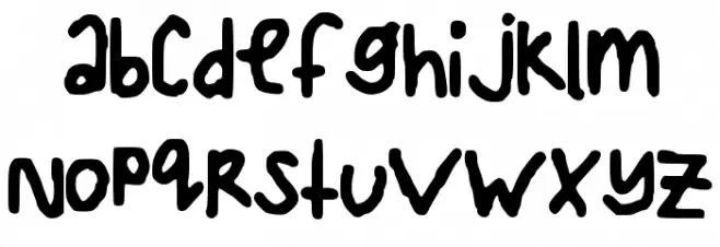 LoveMeAgain फ़ॉन्ट लोअरकेस