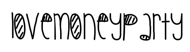 LoveMoneyParty  Free Fonts Download