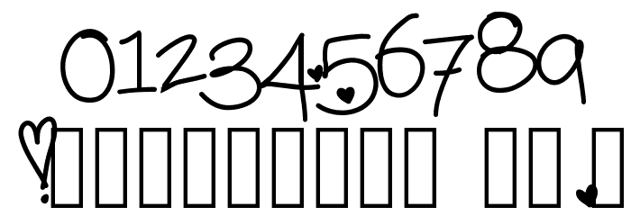 LoveNess Font OTHER CHARS