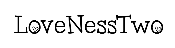 LoveNessTwo  免费字体下载