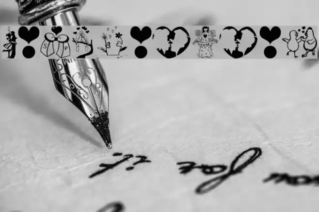 LovePoision Font examples