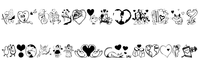 LovePoision Fonte MINÚSCULAS