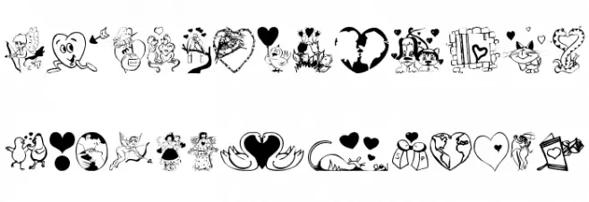 LovePoision Caratteri MINUSCOLO