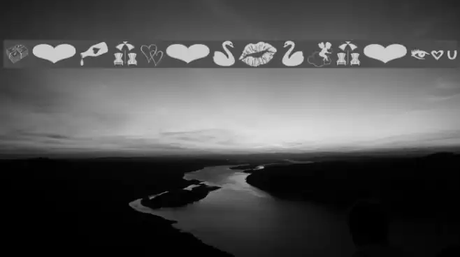 LoveRomanceOT Font examples