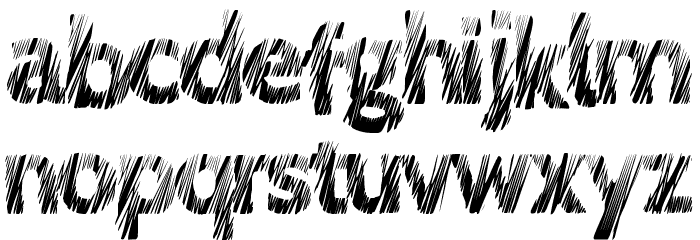 LoveScratch Font LOWERCASE