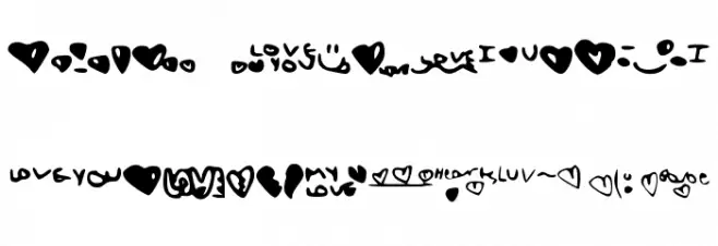 LoveShock Fonte MAIÚSCULAS
