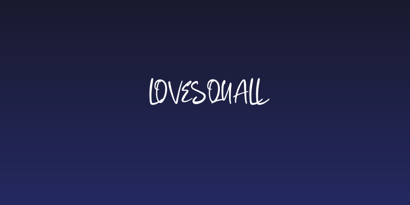 LoveSquall Social Header