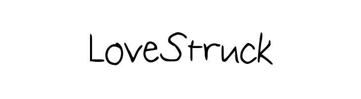 LoveStruck Fonte