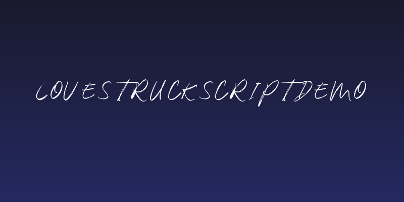 LoveStruckScriptDemo Social Header