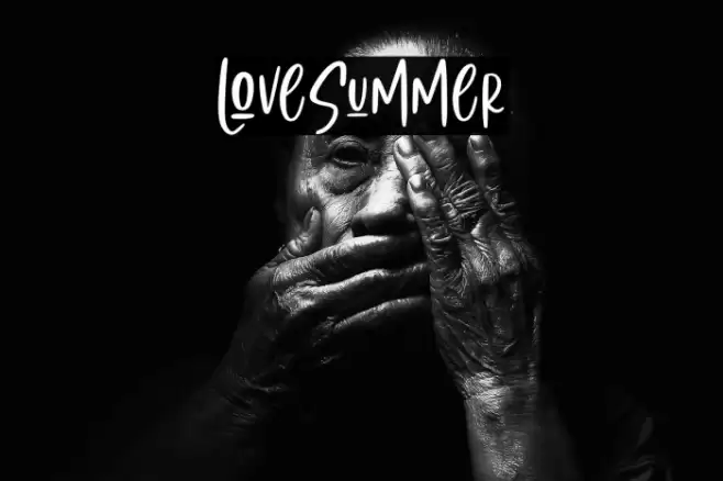 LoveSummer Font examples