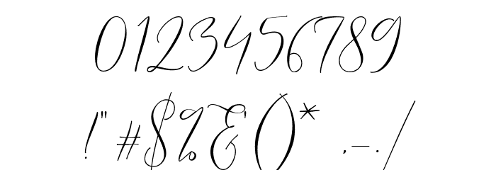 LoveSurely Font OTHER CHARS