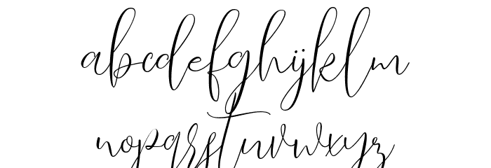LoveSurely Font LOWERCASE