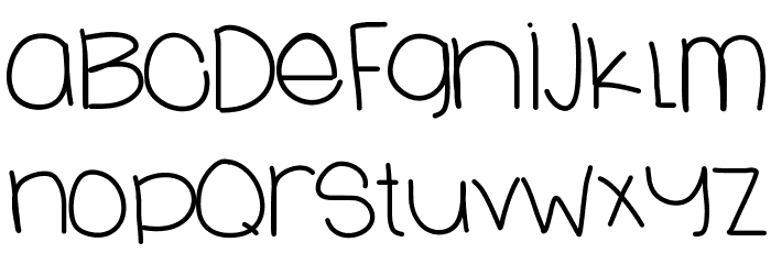 LoveSweets Font LOWERCASE