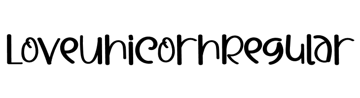 LoveUnicornRegular  baixar fontes gratis