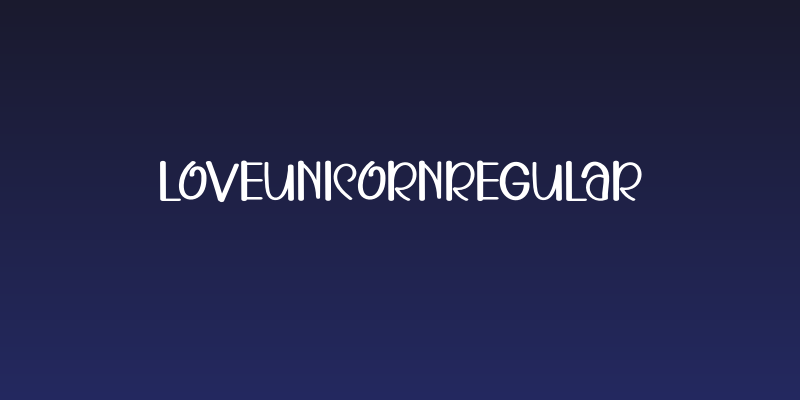 LoveUnicornRegular Social Header
