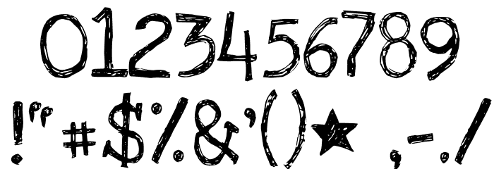 LoveYaLikeASister Font OTHER CHARS