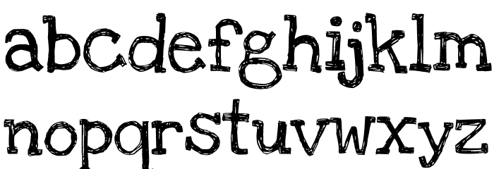 LoveYaLikeASister Font LOWERCASE