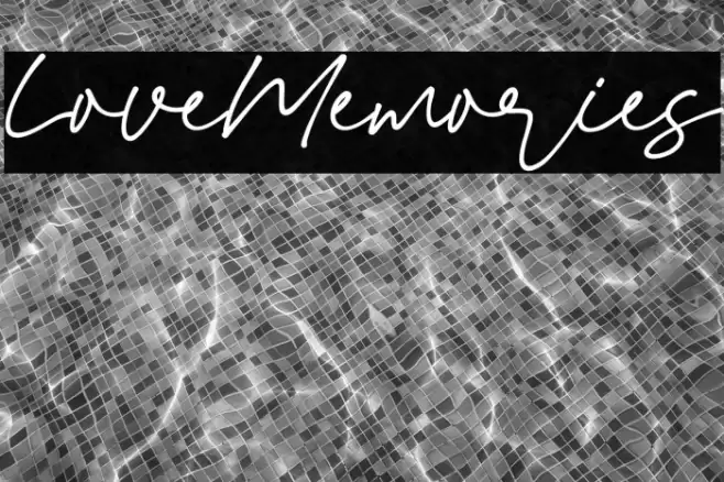 Love_Memories Font examples