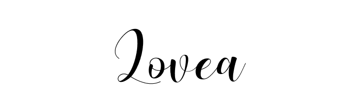 Lovea  Frei Schriftart Herunterladen