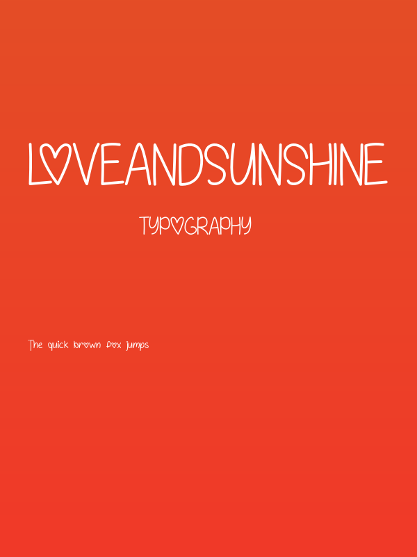 LoveandSunshine Poster