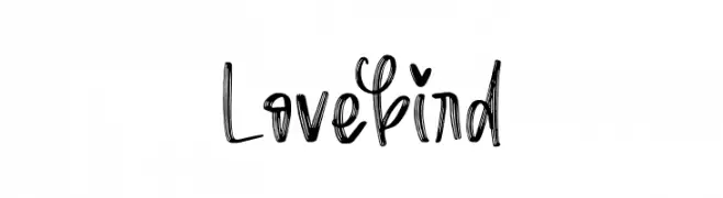 Lovebird  Frei Schriftart Herunterladen
