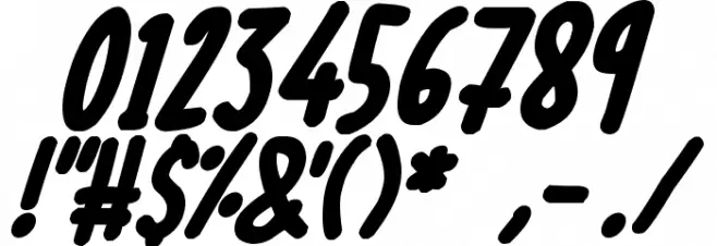 Lovebuzz Font OTHER CHARS