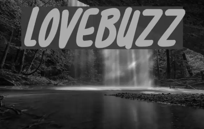 Lovebuzz Font examples