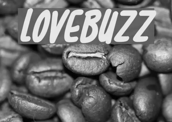 Lovebuzz Font examples