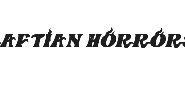 Lovecraftian Horrors Italic Logo