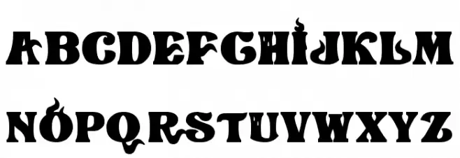 Lovecraftian Horrors Schriftart Groß