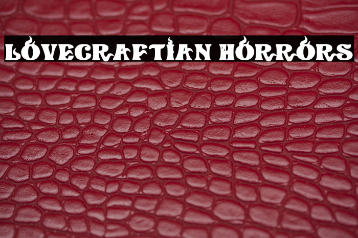 Lovecraftian Horrors Example 1